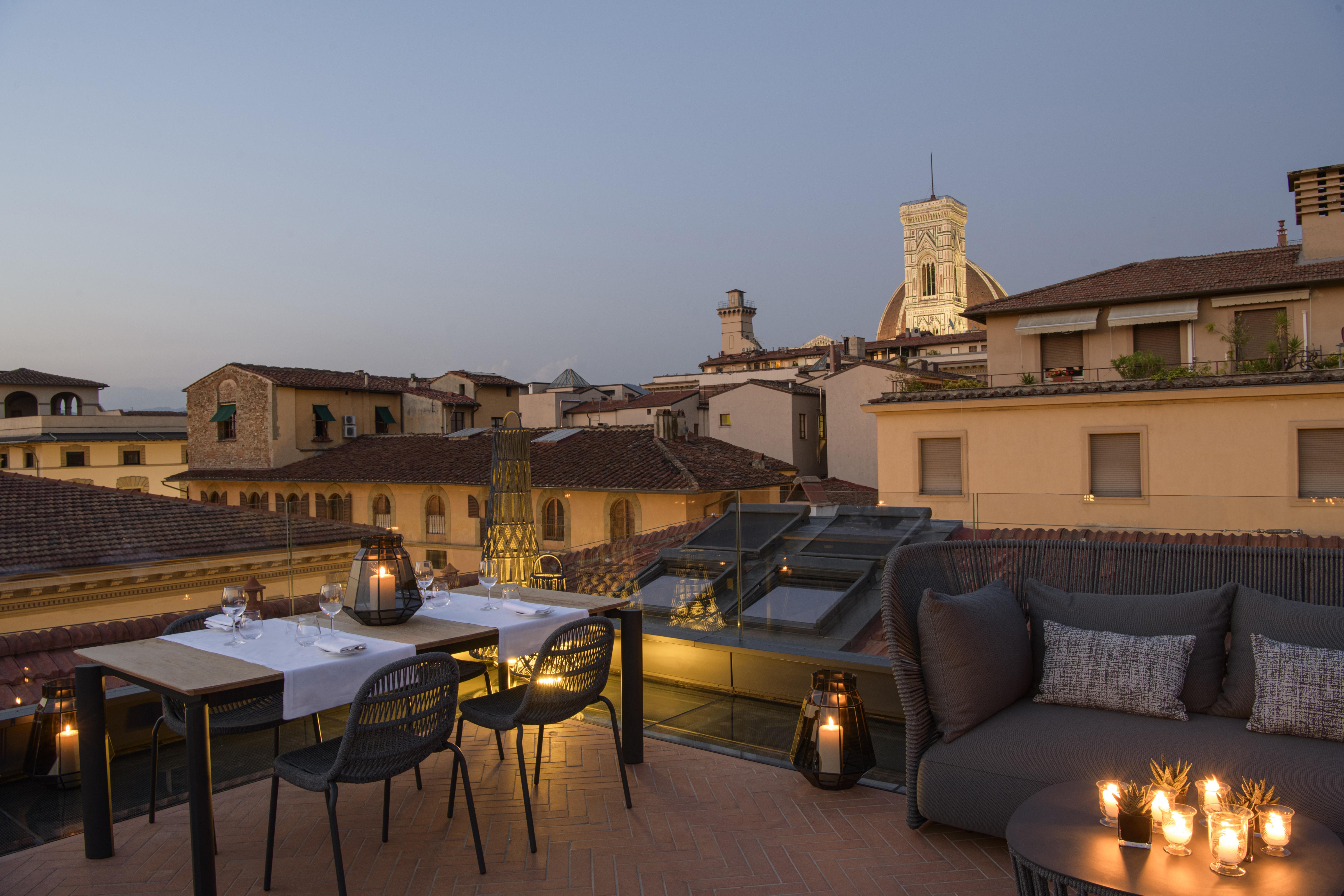 Helvetia&Bristol Firenze - Starhotels Collezione Екстер'єр фото Rooftop terrace