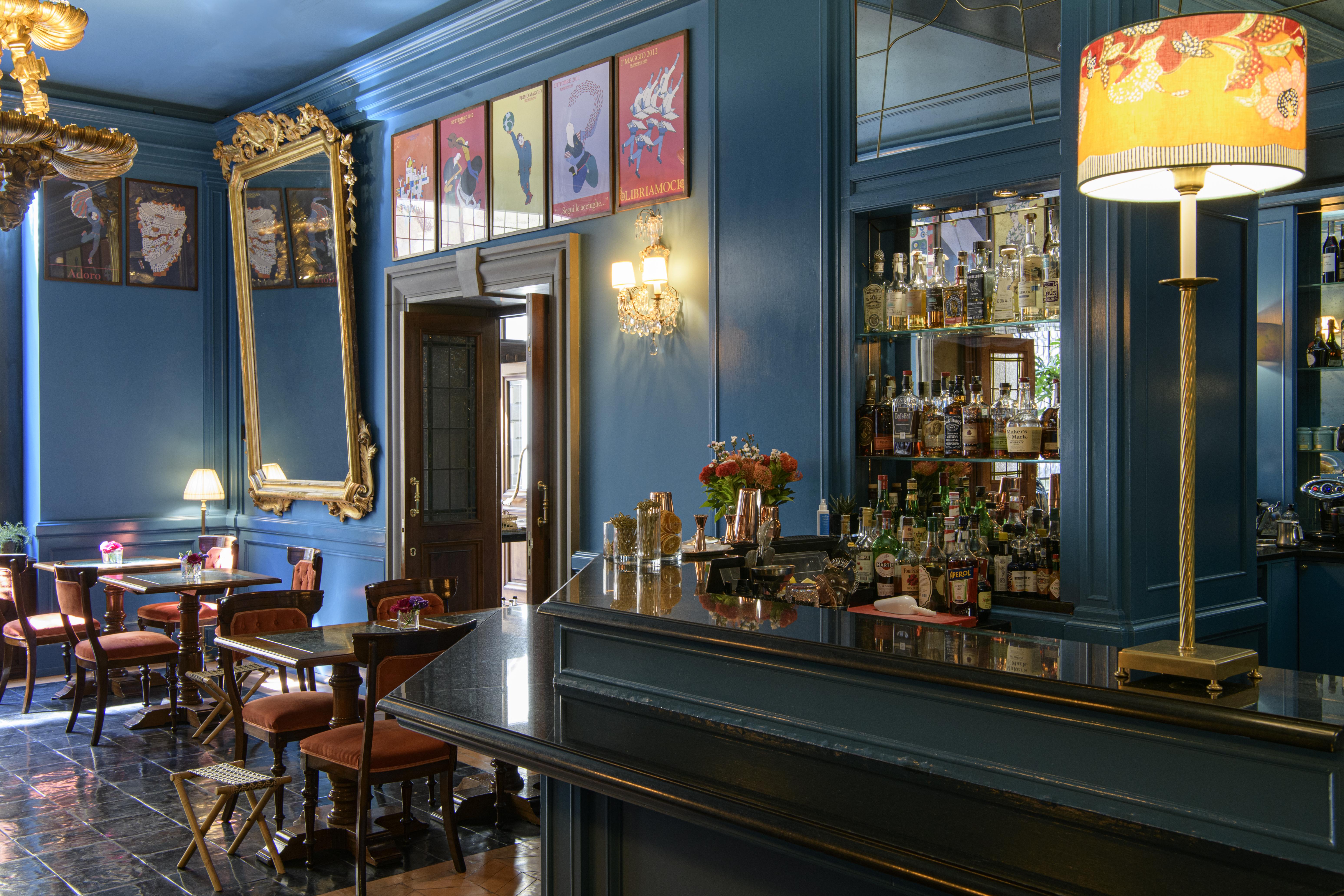 Helvetia&Bristol Firenze - Starhotels Collezione Екстер'єр фото The Blue Bar